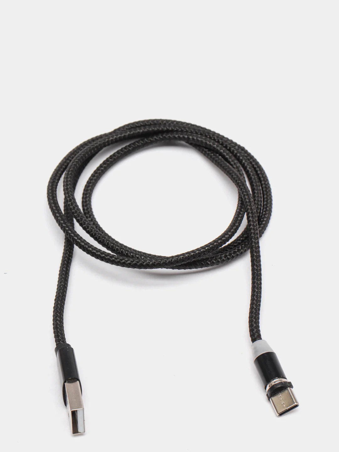 Черный кабель для зарядки X-cable, магнитный, 2.1 А, 360 + магнитный коннектор-разъем