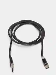 Черный кабель для зарядки X-cable, магнитный, 2.1 А, 360 + магнитный коннектор-разъем