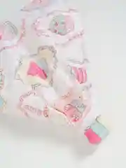 Розовый косынка на резинке для девочки