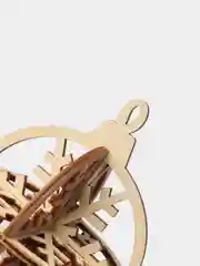Елочная игрушка, деревянная