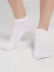Белый носки короткие, унисекс