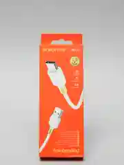 Белый быстрая зарядка Type-C 3.0A, Lightning 2.4A, Micro-USB 2.4A, BOROFONE BX59, 1 м