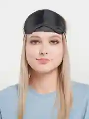 Маска для сна черная на резинке