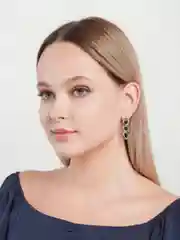 Серебряный серьги цепочки