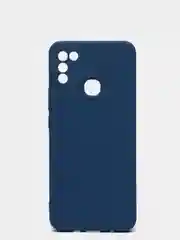 Синий чехол с защитой камеры и бархатом внутри для Infinix Hot 11 play, Hot 10 play