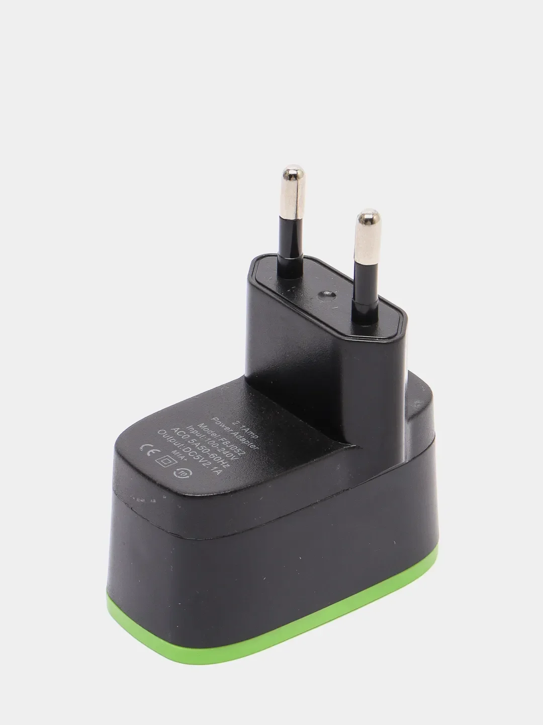 Черный сетевое зарядное устройство No Logo 2 USB СЗУ блок питания адаптер для розетки