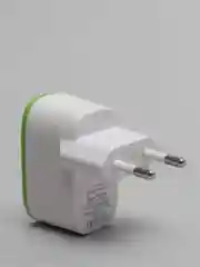 Белый сетевое зарядное устройство No Logo 2 USB СЗУ блок питания адаптер для розетки