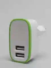 Белый сетевое зарядное устройство No Logo 2 USB СЗУ блок питания адаптер для розетки