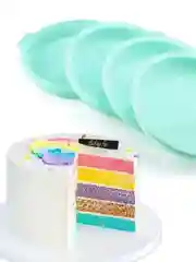 Мятный силиконовая форма для выпекания коржей