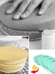 Мятный силиконовая форма для выпекания коржей