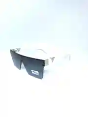 Белый солнцезащитные очки, авиаторы, UV 100%