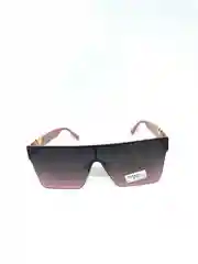 Розовый солнцезащитные очки, авиаторы, UV 100%