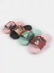 Розовый сланцы женские динозаврики,  4 цвета