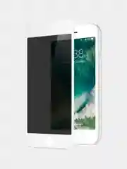 Белый защитное стекло антишпион для iPhone 6, 7, 8 Plus, Xr, 11, 12 mini, 13 Pro antyspy Privacy