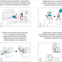 Чернила INKO Premium 101 / 103 для L3100 / L3101 / L3110 / L3150, комплект 4 цвета