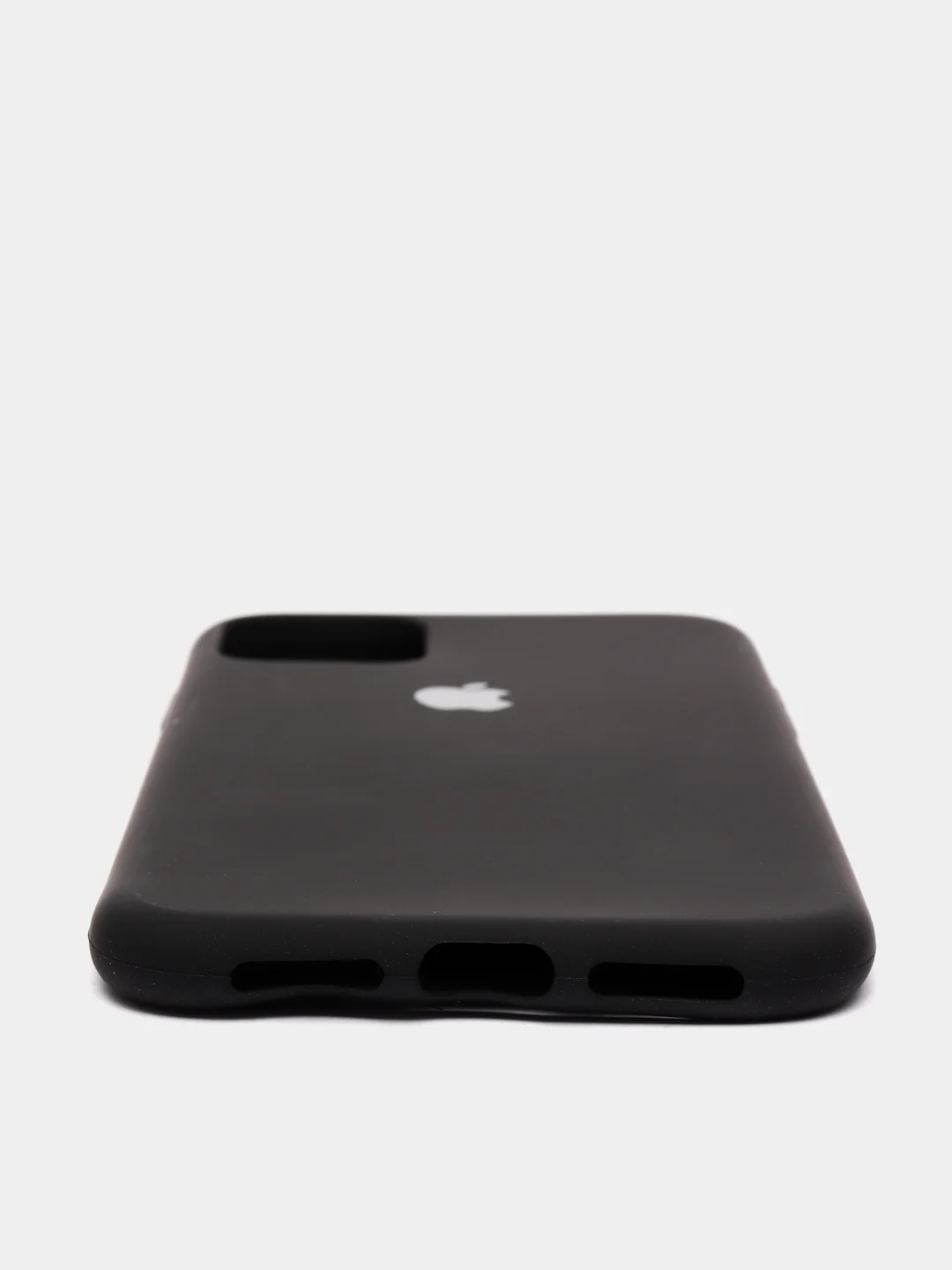 Черный чехол iPhone 11, 11 Pro, 11 Pro Max, силиконовый, с логотипом