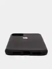 Черный чехол iPhone 11, 11 Pro, 11 Pro Max, силиконовый, с логотипом