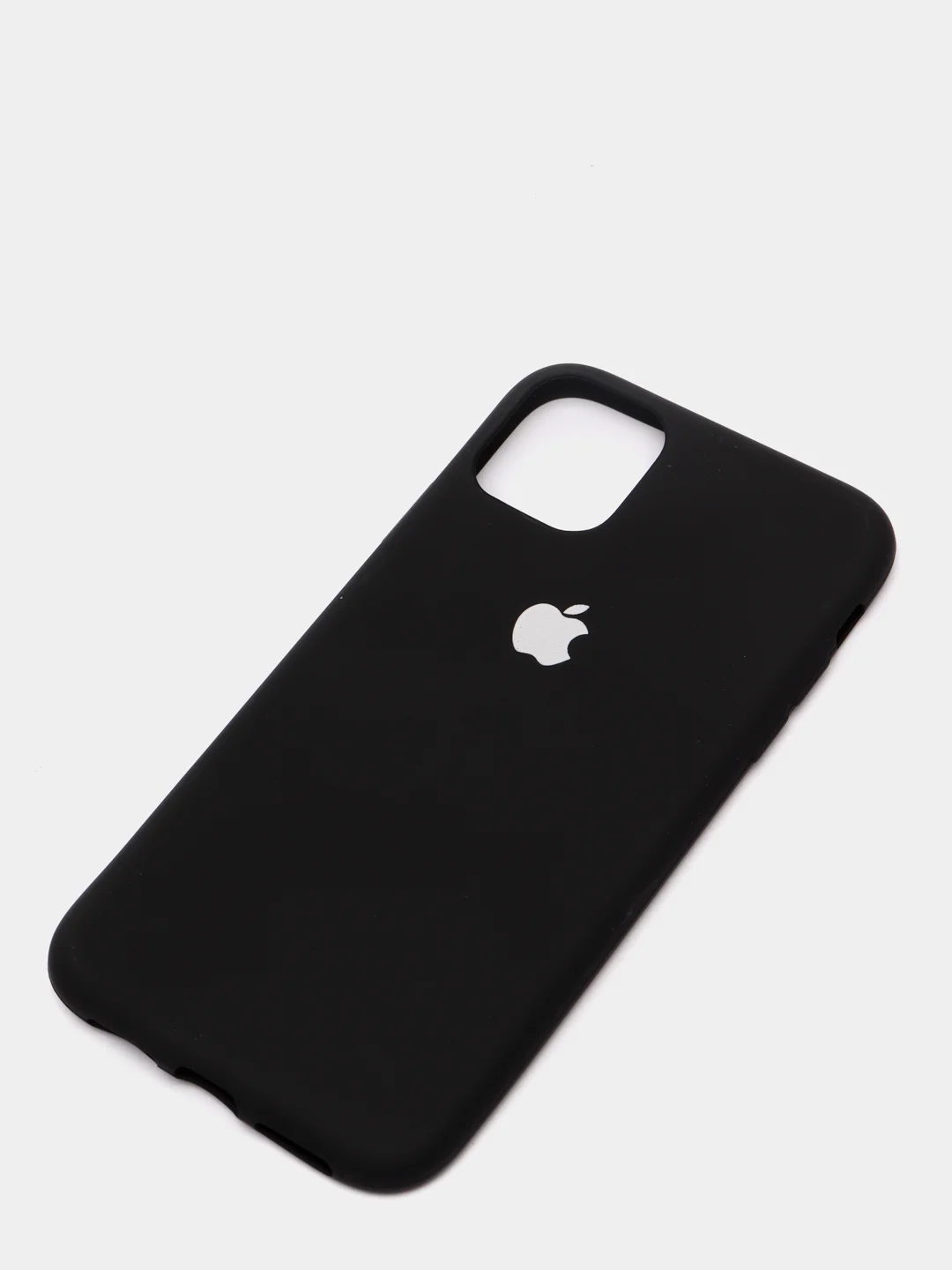 Черный чехол iPhone 11, 11 Pro, 11 Pro Max, силиконовый, с логотипом