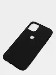Черный чехол iPhone 11, 11 Pro, 11 Pro Max, силиконовый, с логотипом
