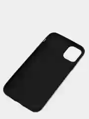 Черный чехол iPhone 11, 11 Pro, 11 Pro Max, силиконовый, с логотипом