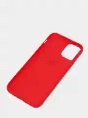 Красный чехол iPhone 11, 11 Pro, 11 Pro Max, силиконовый, с логотипом