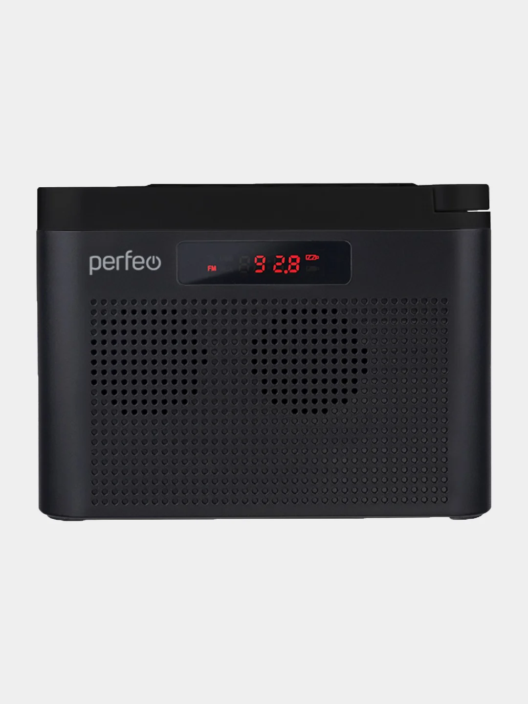 Черный радиоприемник цифровой Perfeo Тайга FM+ 66-108МГц