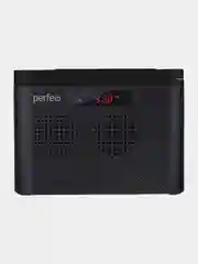 Черный радиоприемник цифровой Perfeo Тайга FM+ 66-108МГц