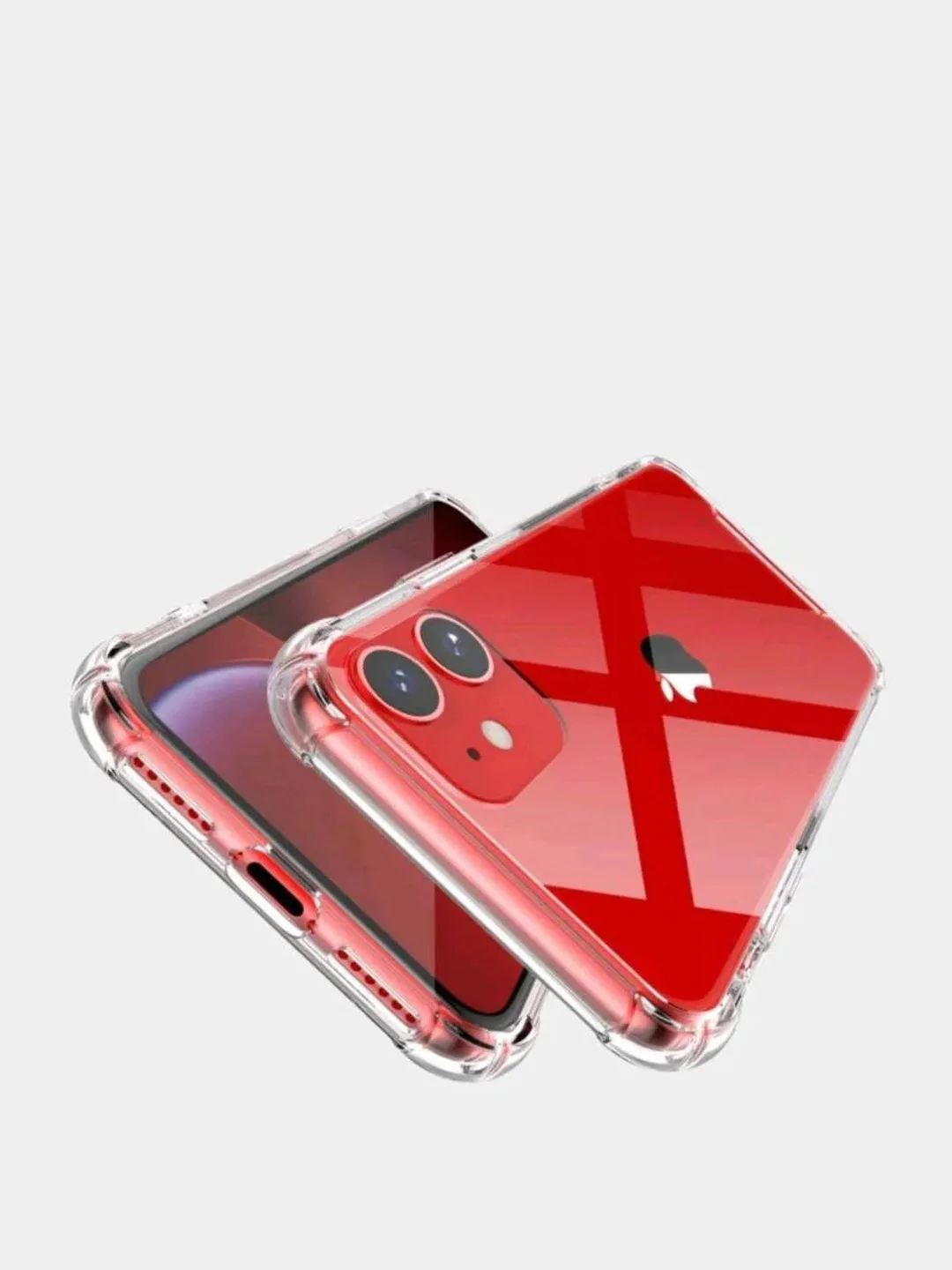 Чехол на iPhone 11, XR, X, XS, 7, 8, SE, 6, 6S Plus, 12 Pro Max/mini, 13, усиленный, глянцевый силикон