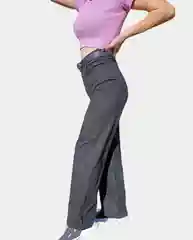 Черный джинсы женские, широкие