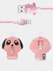 Белый кабель для IPhone Remax Dog