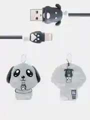 Белый кабель для IPhone Remax Dog