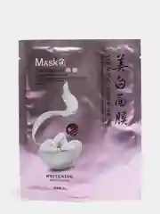 Розовый натуральная шелковая маска для лица