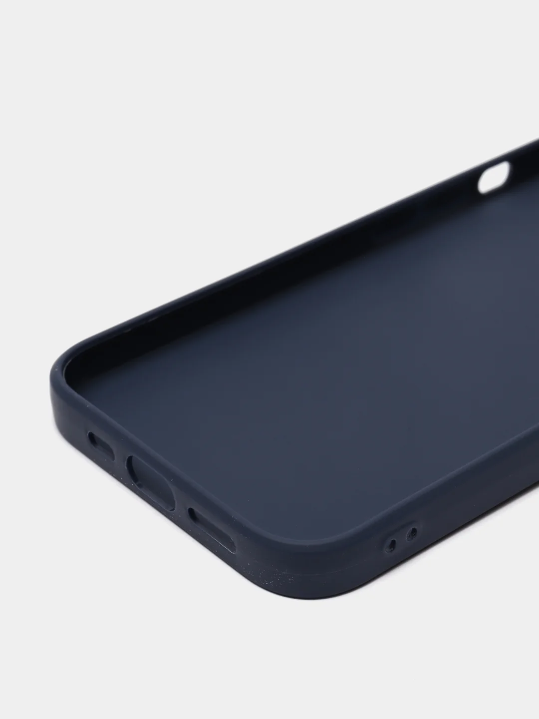 Синий чехол силиконовый iPhone 13, 13 Mini, 13 Pro, 13 Pro Max матовый, цветной, на айфон