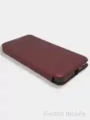 Багровый чехол книжка Honor 50 Lite, Huawei Nova 8i с функцией подставки