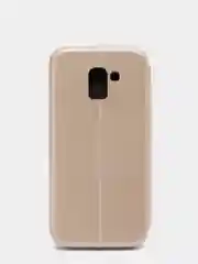 Золотой чехол книжка на Samsung Galaxy J6 (2018)