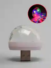 USB светомузыкальная мини лампа, диско-шар