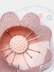 Бронзовый мыльница со сливом силиконовая в форме цветка