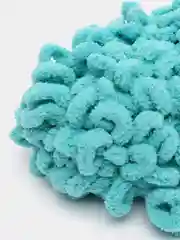 Салатовый пряжа петельками Alize Puffy, большие петельки