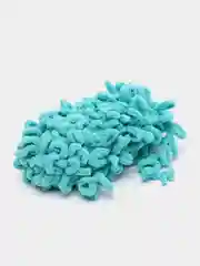 Салатовый пряжа петельками Alize Puffy, большие петельки