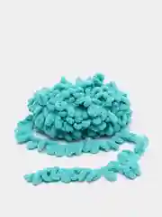 Салатовый пряжа петельками Alize Puffy, большие петельки