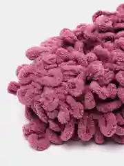 Розовый пряжа петельками Alize Puffy, большие петельки