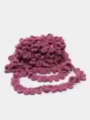 Розовый пряжа петельками Alize Puffy, большие петельки