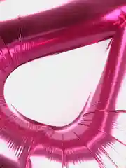 Розовый воздушный шар "Цифры", 3 размера, 10 цветов