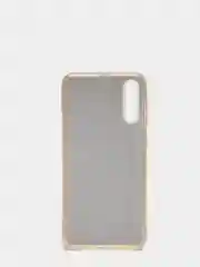 Золотой чехол силиконовый с блестками для Samsung Galaxy A50 / A50s / A30s Противоударный чехол