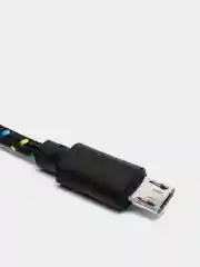 Черный кабель для зарядки телефона micro USB, провод зарядный, шнур юсб быстрая зарядка