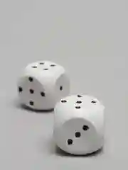Белый кубики (кости) игральные "Для Покера" набор 5шт
