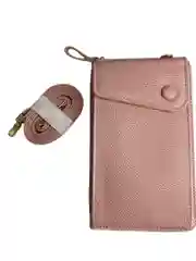 Пудровый женская сумка-кошелек кросс-боди для смартфона