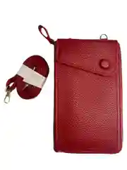 Красный женская сумка-кошелек кросс-боди для смартфона