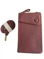 Коралловый женская сумка-кошелек кросс-боди для смартфона