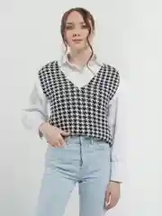 Белый жилет женский, oversize